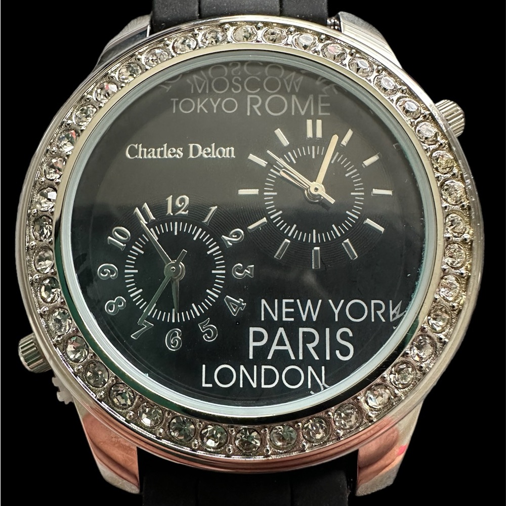 NWT Women's Charles Delon Watch #4950LPBB Absolutely Stunning